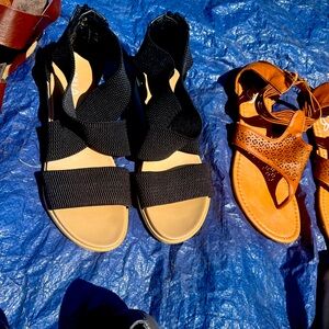 MIA 7.5 slight wedge sandal.  Used great condition
